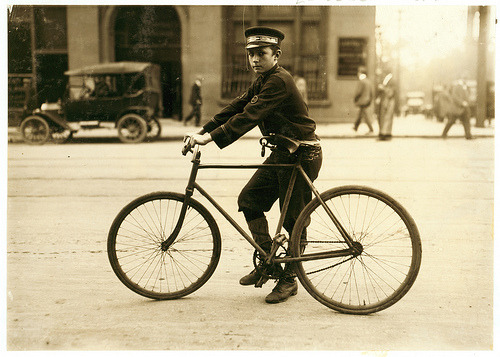 Vintage Bike Messenger